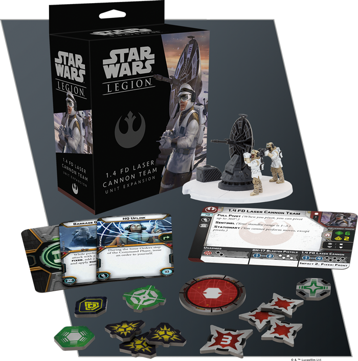 Star Wars : Legion - 1.4 FD Laser Cannon Team Unit Expansion